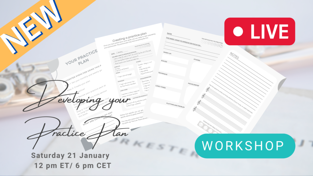 Developing your Practice Plan The Flute Practice